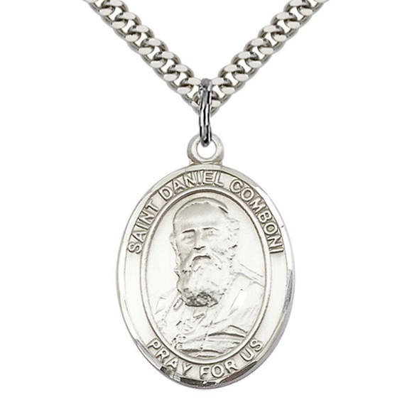 Saint Daniel Comboni Sterling Silver Medal - Picture 1 of 1